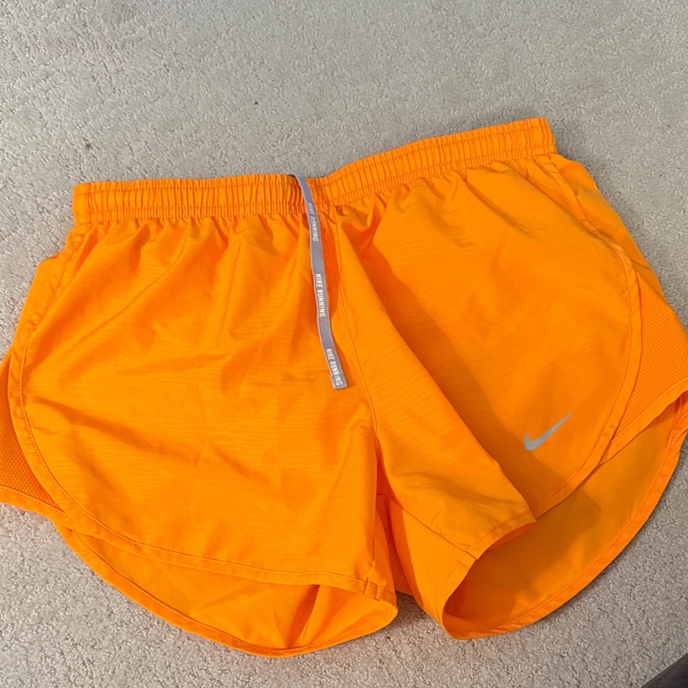 Nike Vibrant Orange Running Shorts